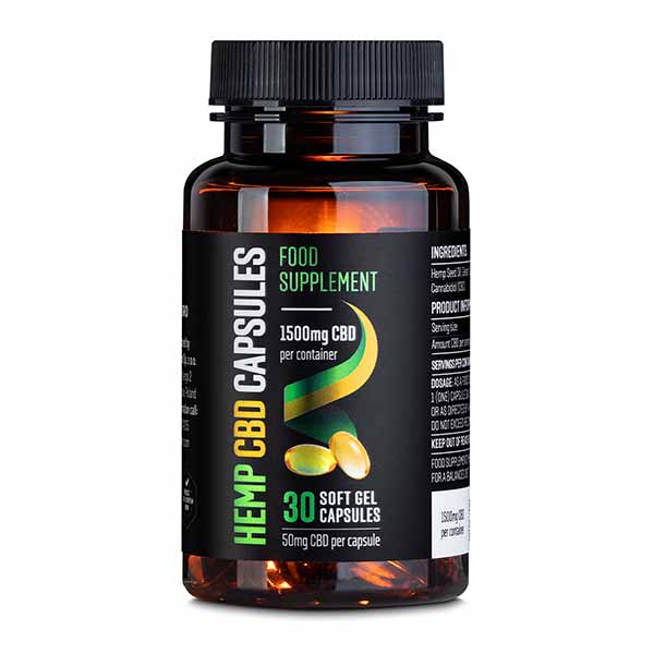 CBD Kapseln 50mg 30 Stück 1500mg | Reakiro CBD DE