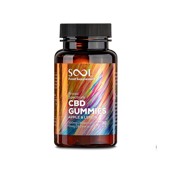 Sool Broad Spectrum CBD Gummies 300mg, 30 pcs | Reakiro CBD