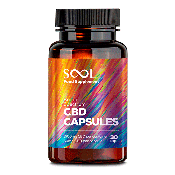Sool Broad Spectrum CBD Gel Capsules 1500mg, 30pcs | Reakiro CBD
