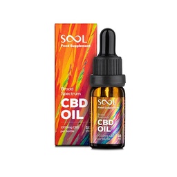 CBD Öl Breitspektrum 1000mg ohne THC 10ml - SOOL | Reakiro CBD DE