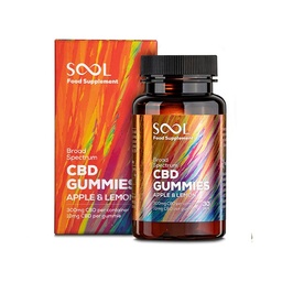 Sool Broad Spectrum CBD Gummies 300mg, 30 pcs | Reakiro CBD