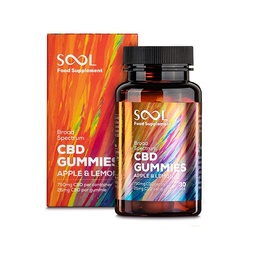 Sool Broad Spectrum CBD Gummies 750mg, 30 pcs | Reakiro CBD
