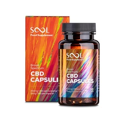 Sool Broad Spectrum CBD Gel Capsules 450mg, 30pcs | Reakiro CBD