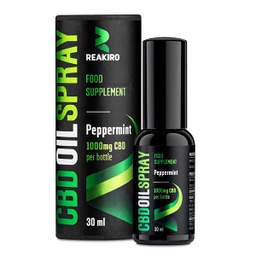 CBD Spray Vollspektrum Öl  Pfefferminz 1000mg 30ml | Reakiro CBD DE