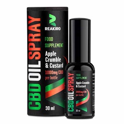 CBD Spray Vollspektrum Öl Apfel Streusel & Vanillepudding 1000mg 30ml | Reakiro CBD DE