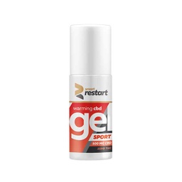 0% THC Warming Muscle Relief Gel 500mg CBD, 100ml | Reakiro CBD