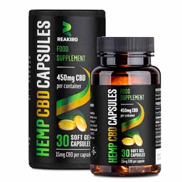 CBD Gel Capsules 450 mg 30 pcs | Reakiro CBD