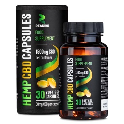 CBD Kapseln 50mg 30 Stück 1500mg | Reakiro CBD DE